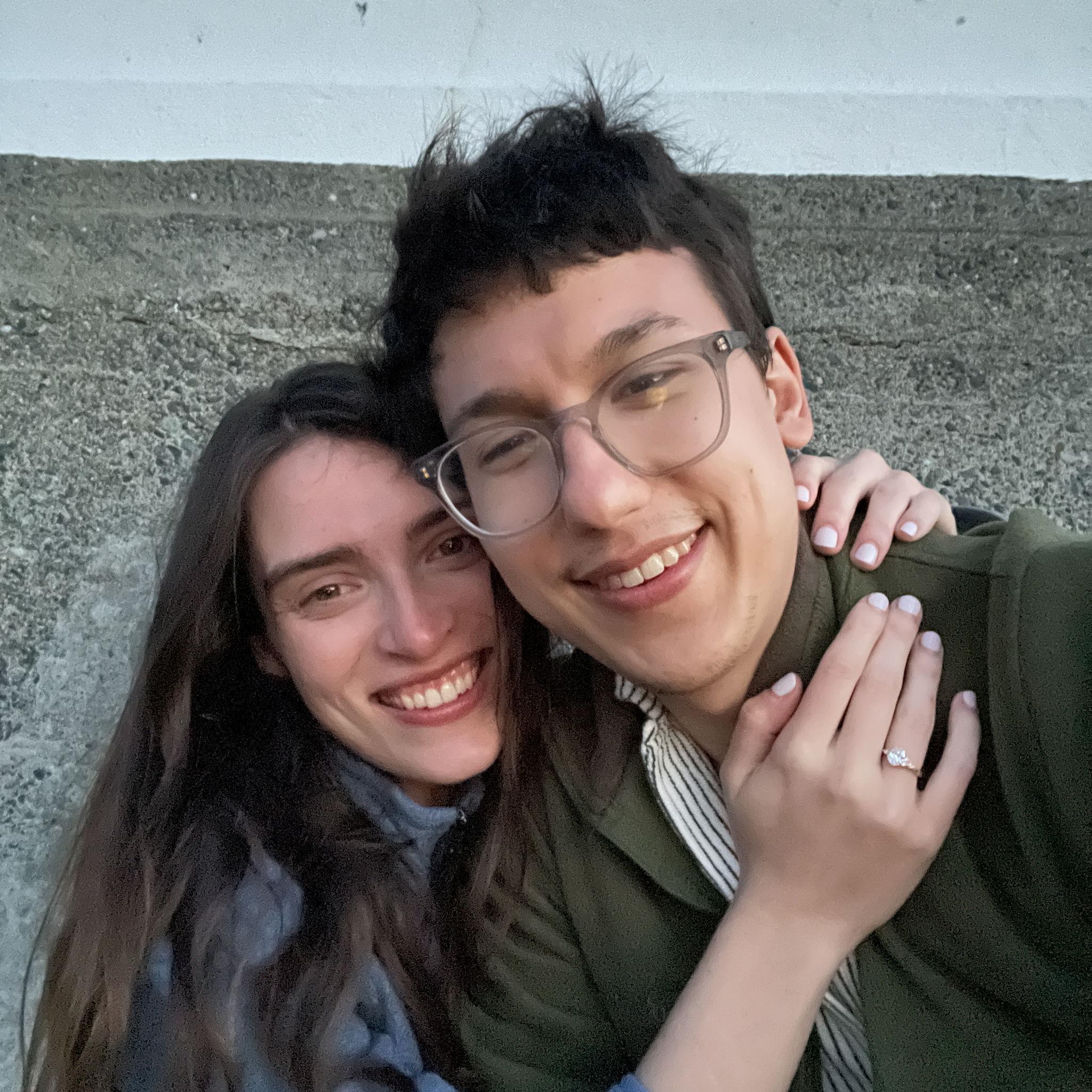 Getting engagement at Cattle Point, San Juan Island, July 2025