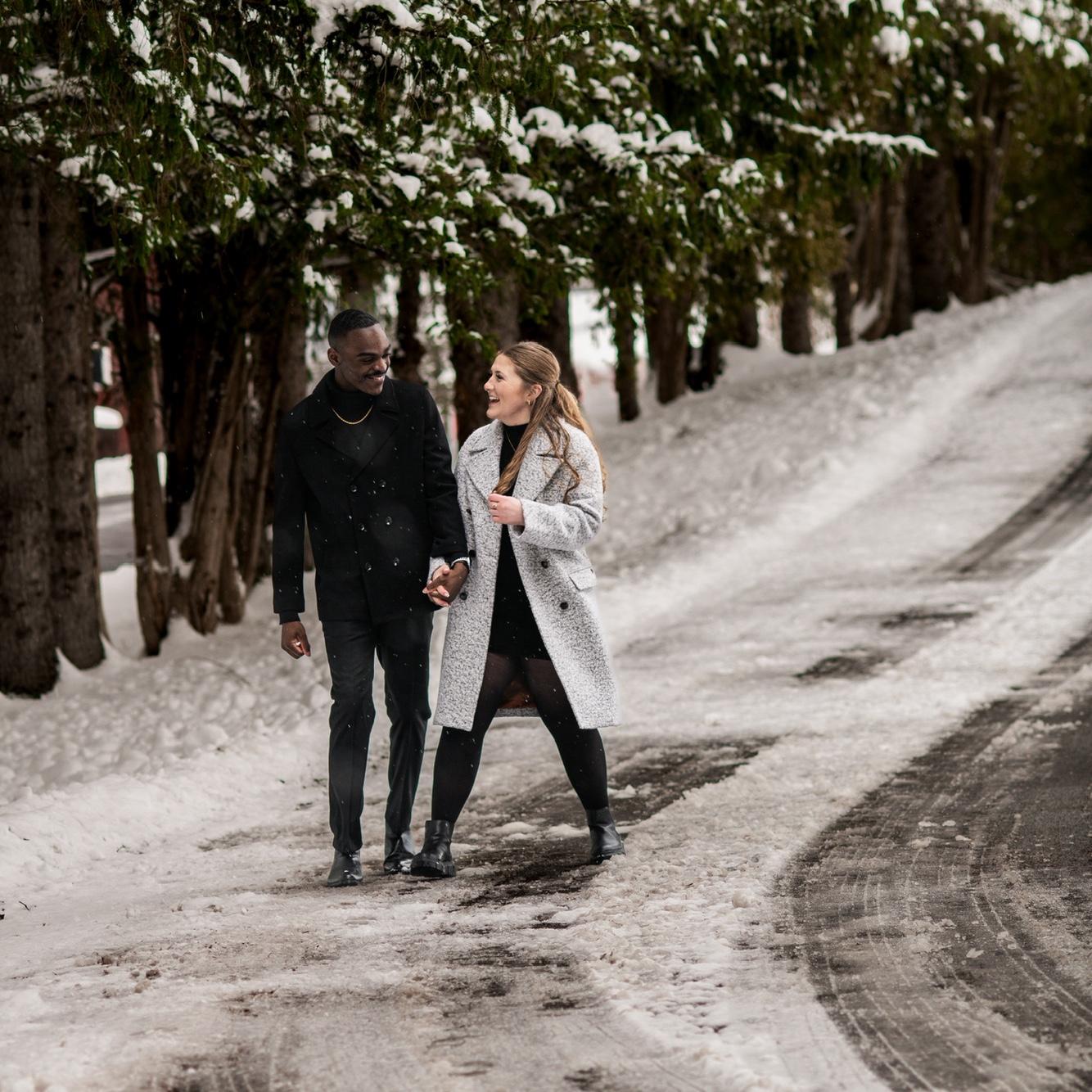 Winter photo shoot