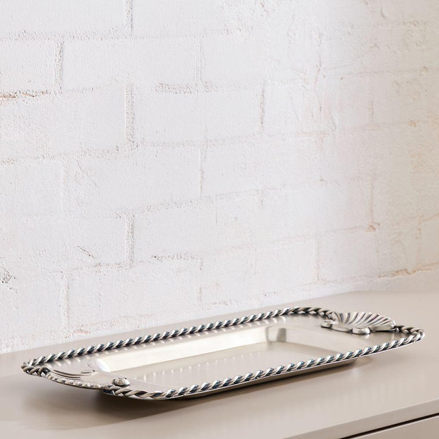 Solei Metal Rectangle Tray and Cheese board