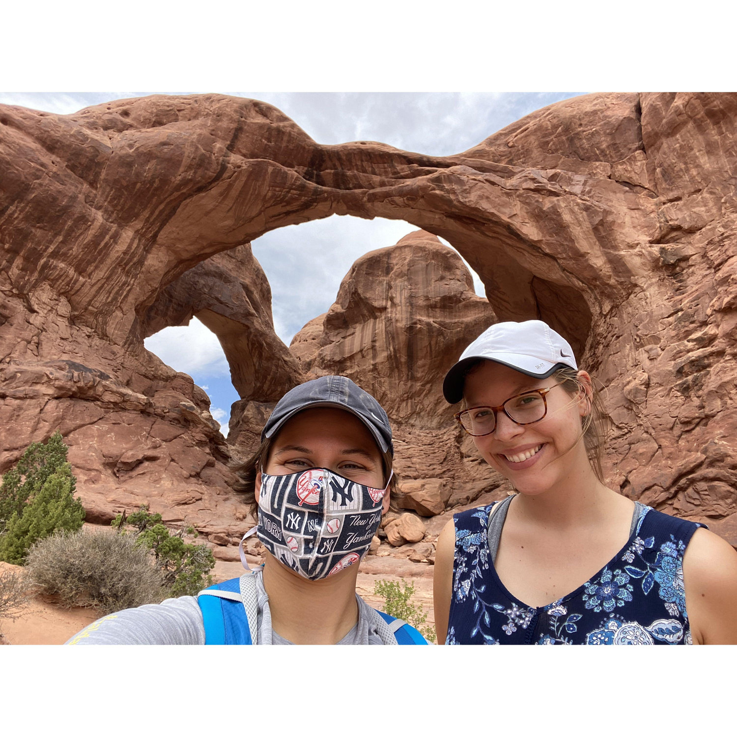 Arches National Park was incredible! This is the double arch.