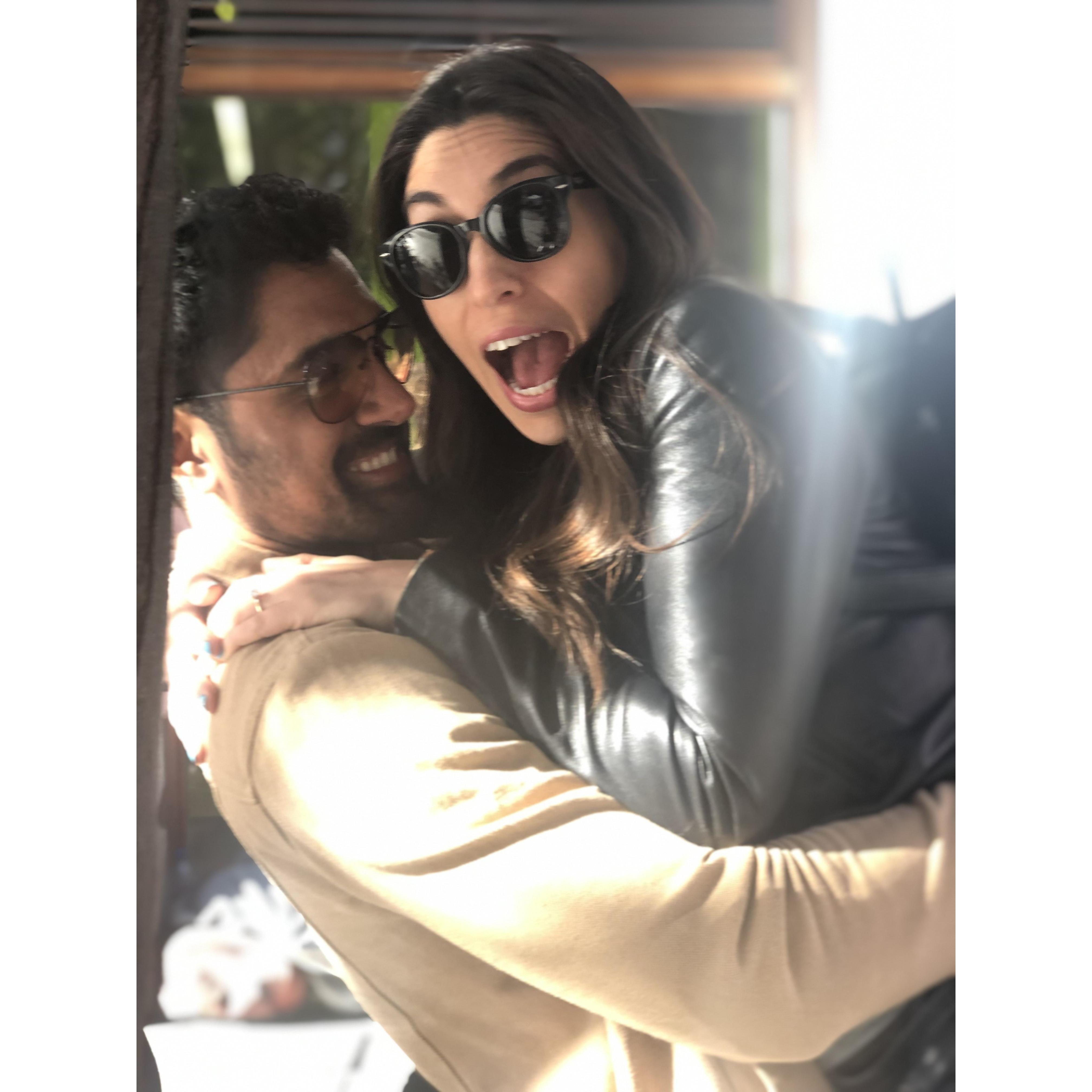 Celebrating dipping things in chocolate in Spain