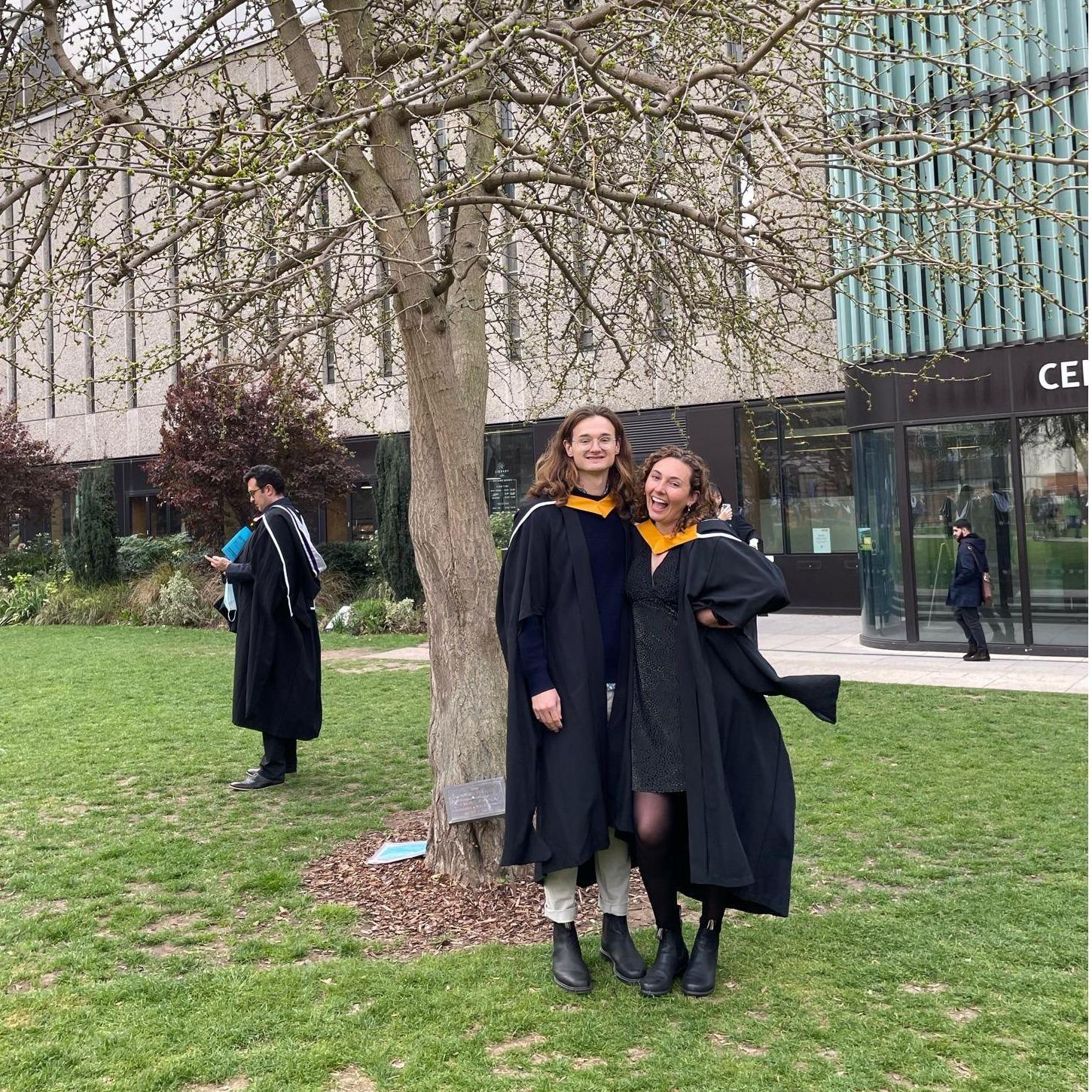 Masters graduation from Imperial College London.