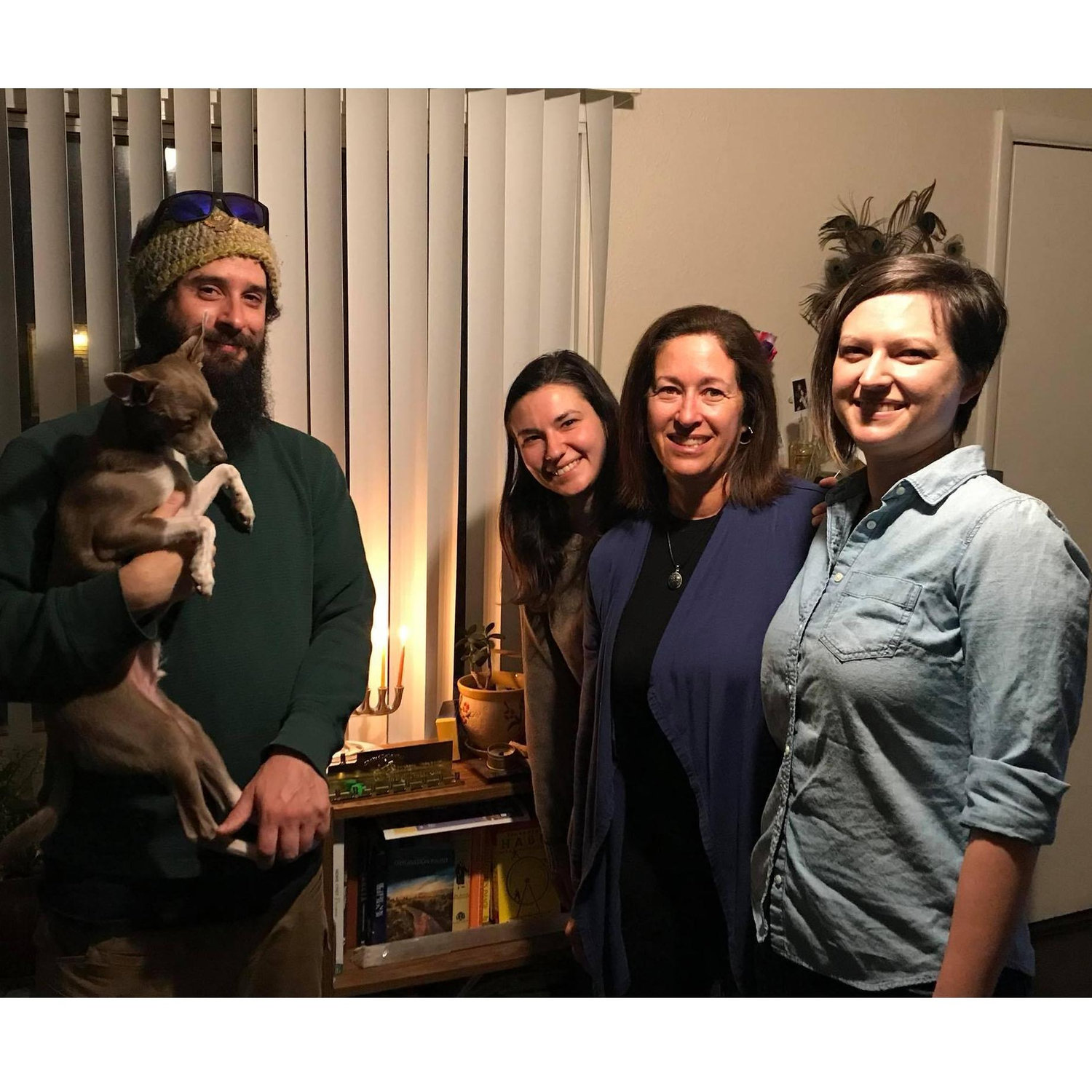 Celebrating Hanukkah together with the Porman girls!