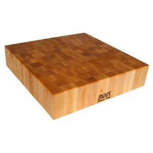 John Boos & Co. Maple End-Grain Chopping Block, 18" x 18" x 4"