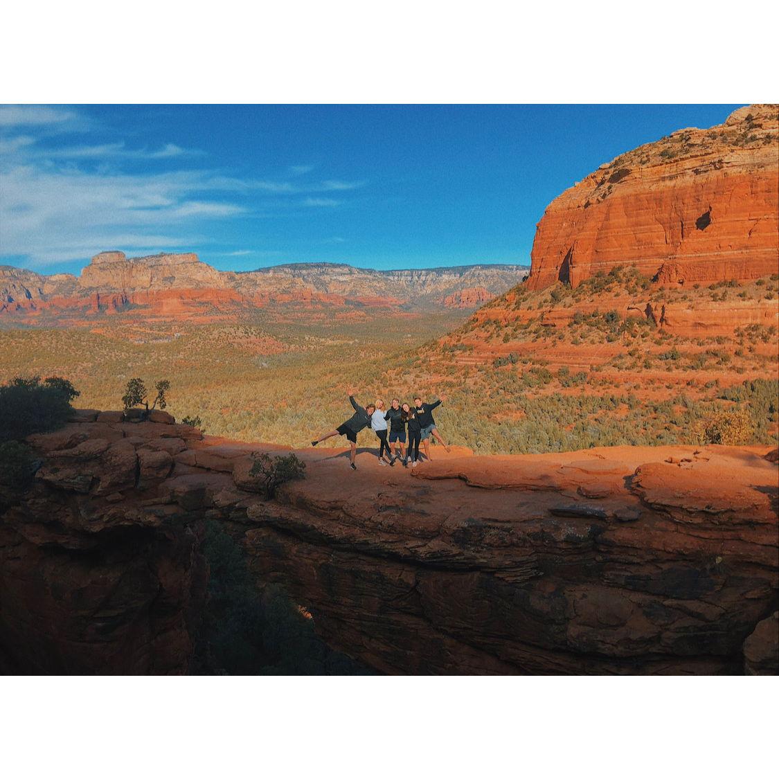 Covid restrictions meant no training trip in 2020, but Claire and Dane and their friends made the most of the semester break with a trip to Arizona.  There were some sparks between them, and 4 days after that trip they went out on their first official date!