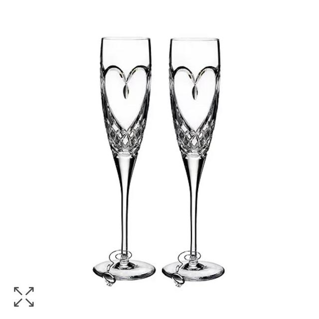 True Love Champagne Flutes- Waterford