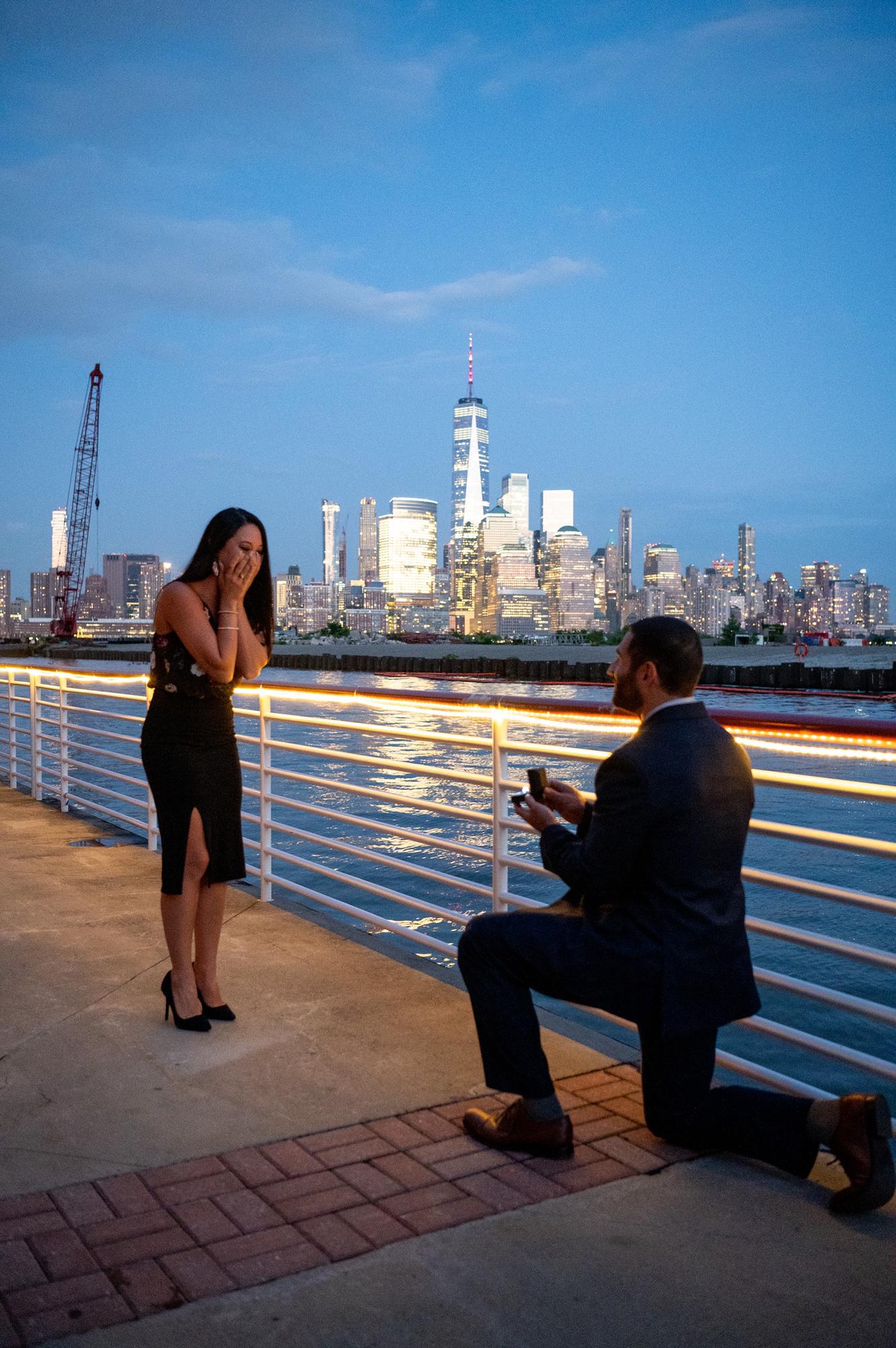 The Proposal: 
July 23, 2021 
Battello in Jersey City, NJ