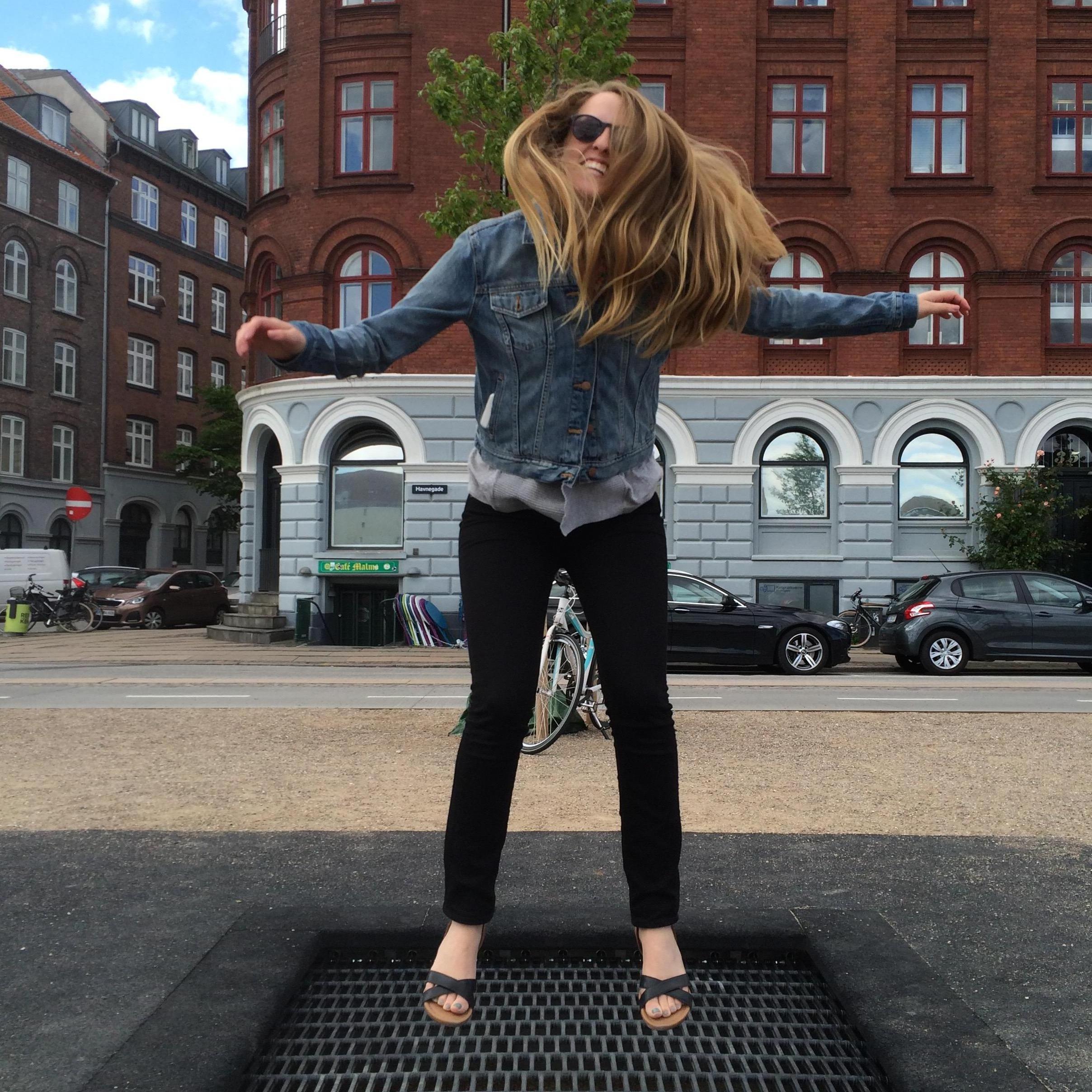 Lindsay practicing for the 2016 olympic gymnastics trials in Copenhagen. (2015)