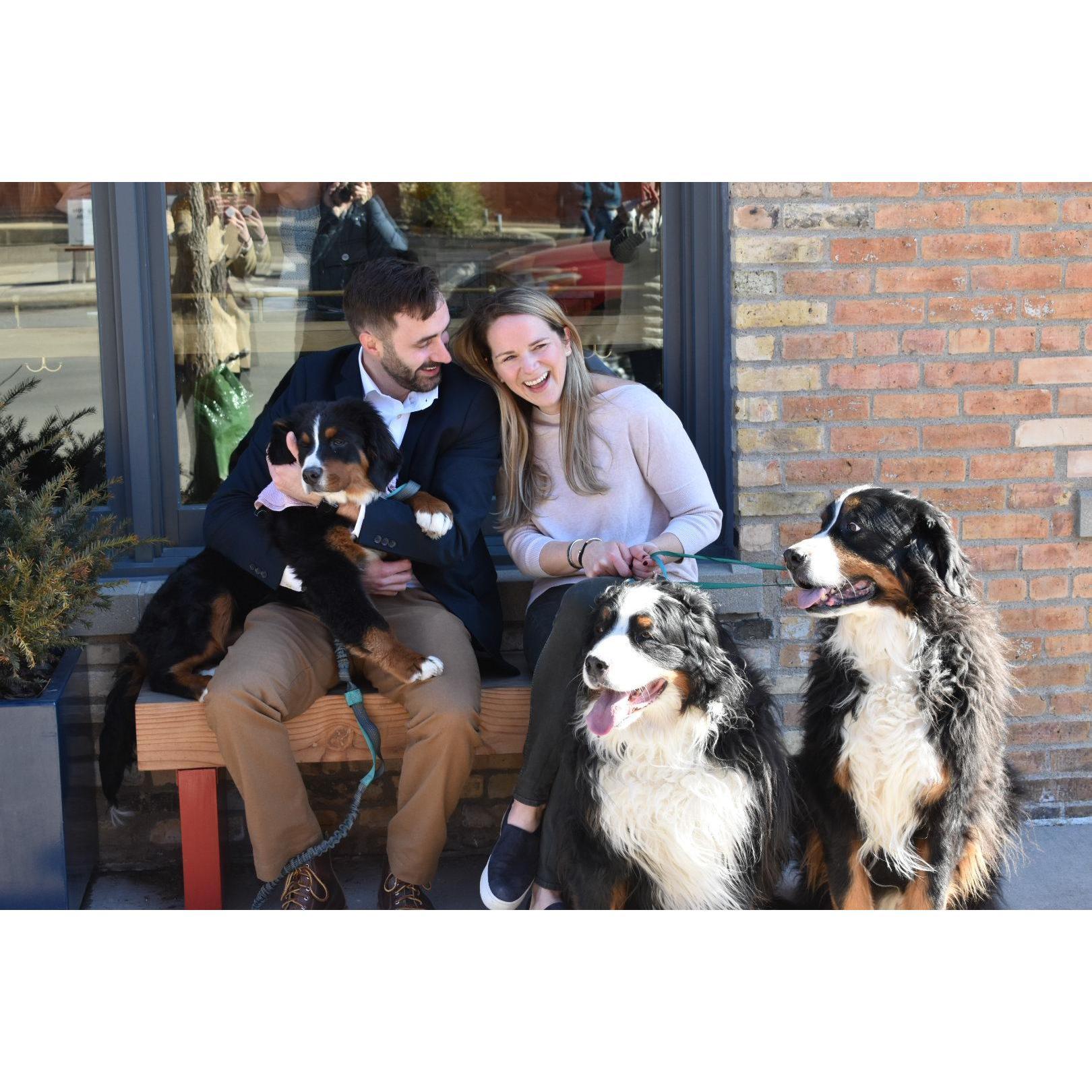 Berner pose after the proposal!