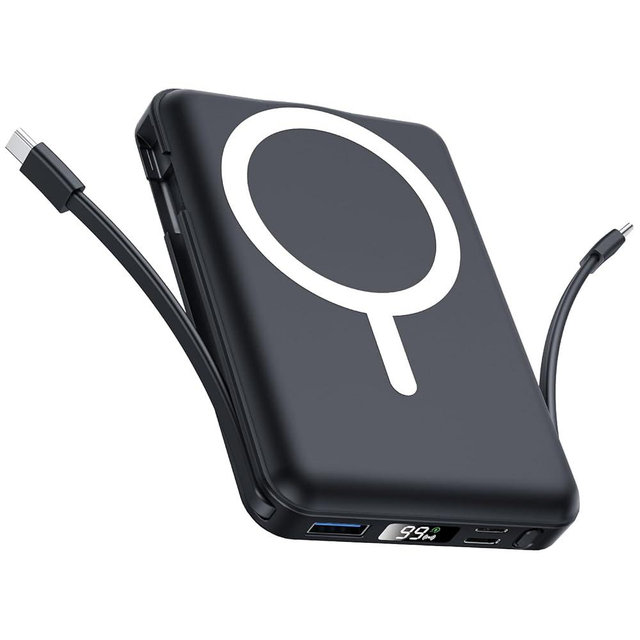 for Magsafe Portable Charger - 10000mAh Battery Pack for Magsafe with USB-C Cable and PD 20W USB C Fast Charging LED Display, Magnetic Wireless Power Bank for iPhone 17/16/15/14/13/12/Pro/Pro Max