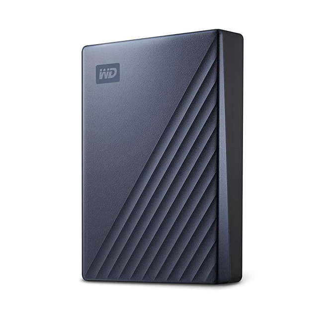 WD 5Tb My Passport Ultra Blue Portable External Hard Drive, USB-C - WDBFTM0050BBL-WESN