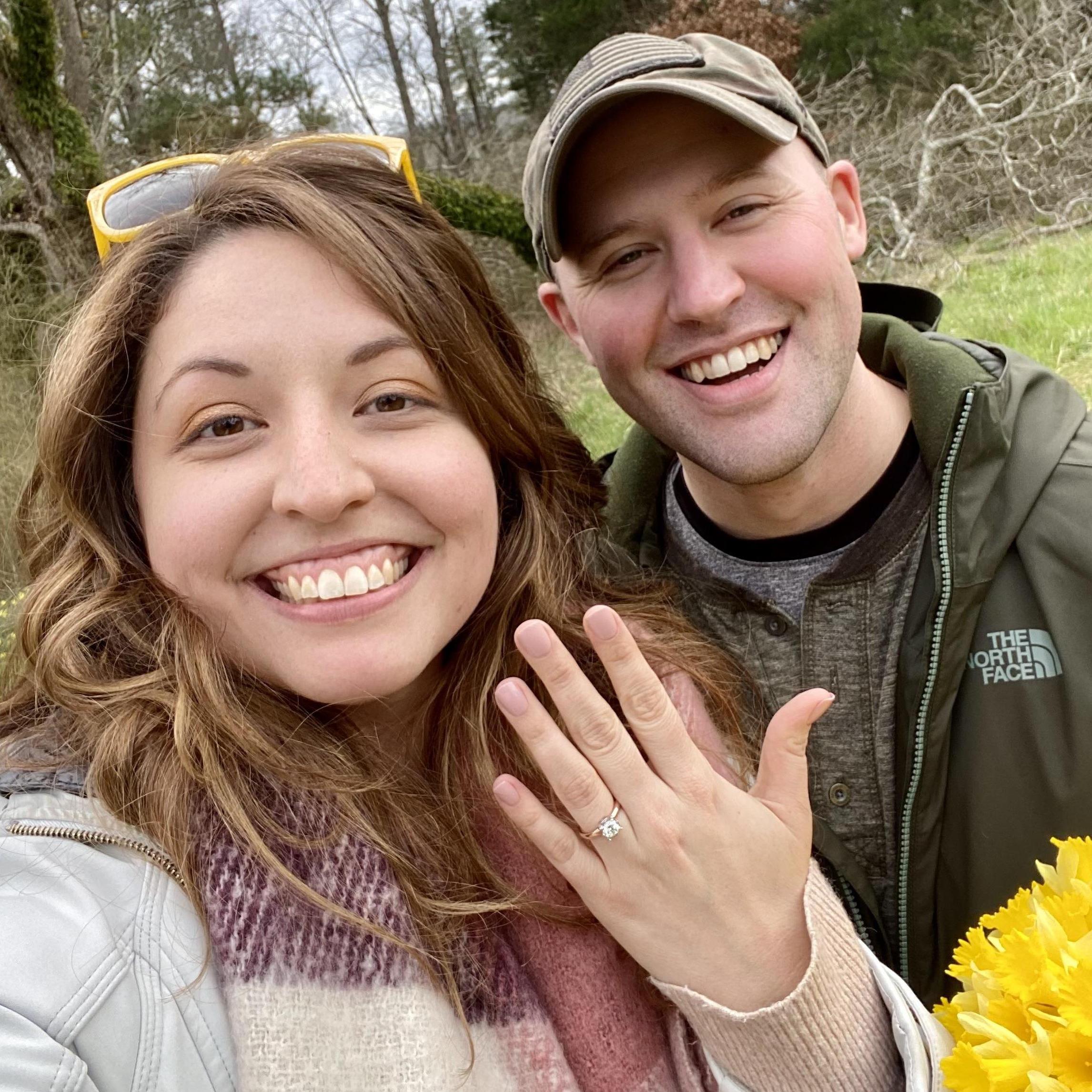 Right after she said yes!