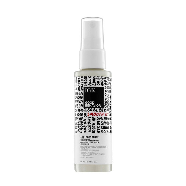 IGK Good Behavior 4-in-1 Prep Spray Travel - 2 fl oz - Ulta Beauty: Heat Protection, All Hair Types