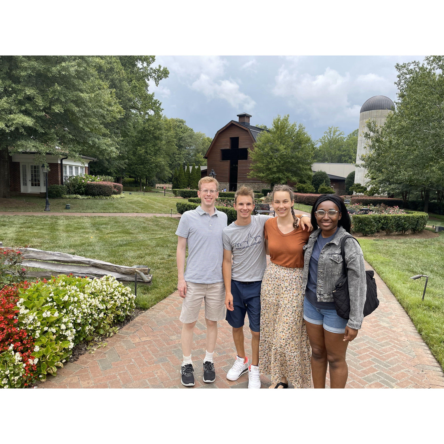 Josiah's first time at the Billy Graham museum on one of the trips to Anna Lise's home