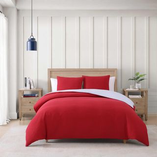 Micro Pique 3-Piece Duvet Set