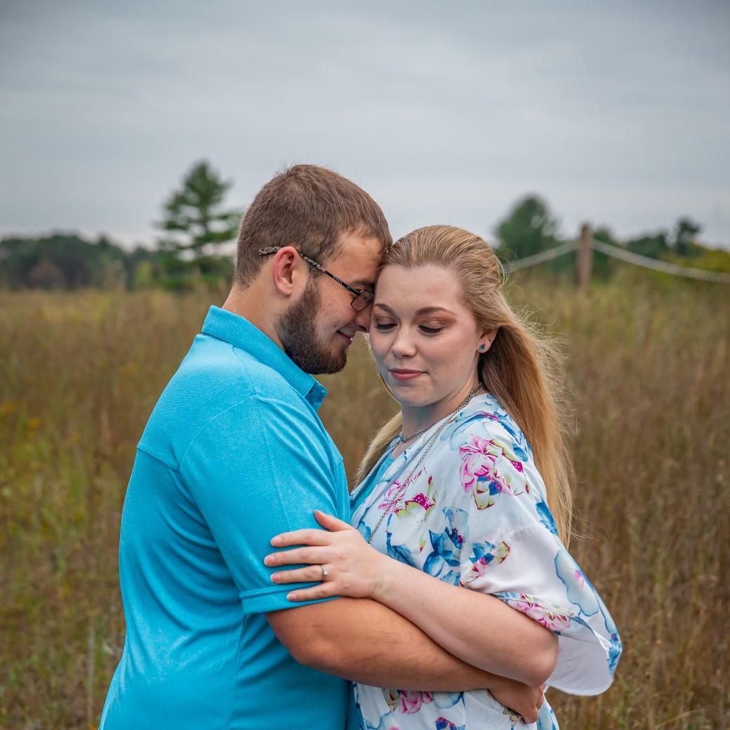 Taylor and Nathan engagement photos. September 9, 2019