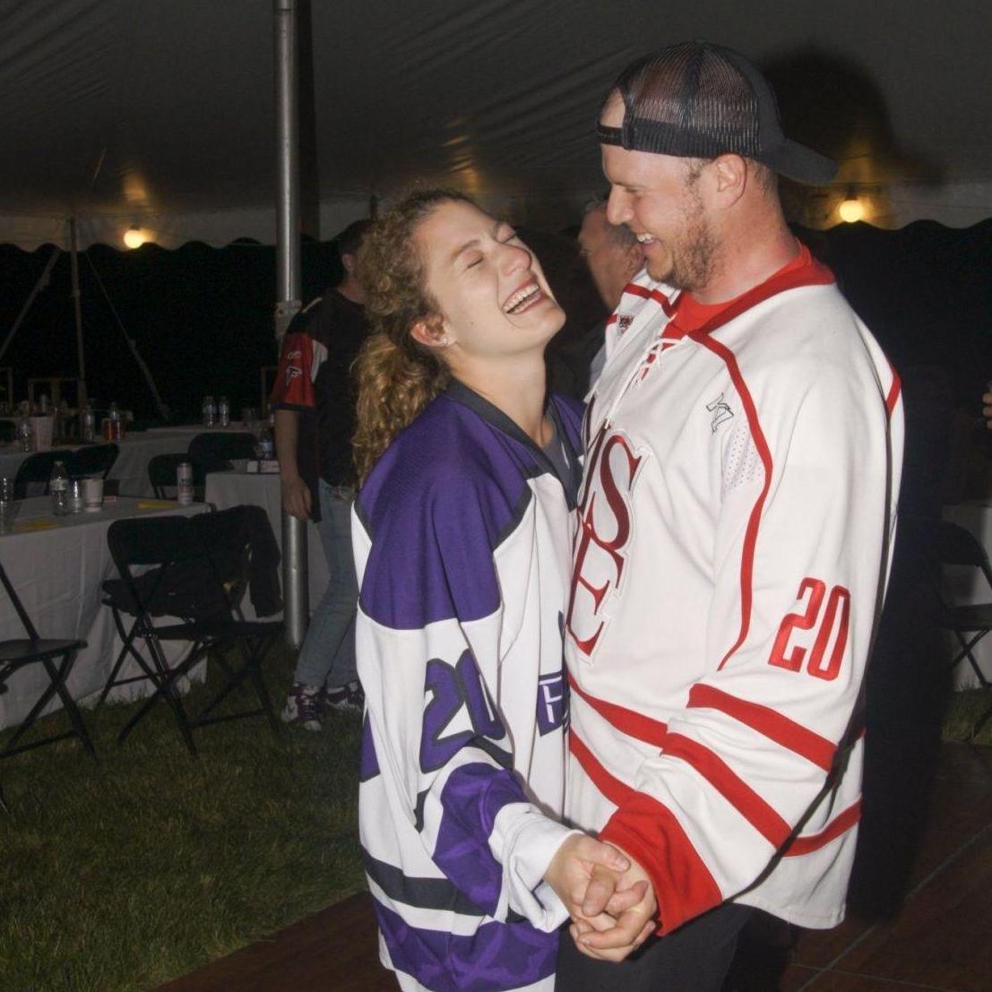 At Amy and Liz's Wedding in Michigan