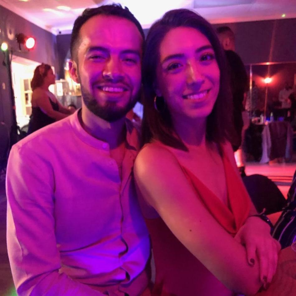 The night we revealed our relationship to our Salsa crew. They swore they already knew about us before we knew about us. This is our first pic as a couple!