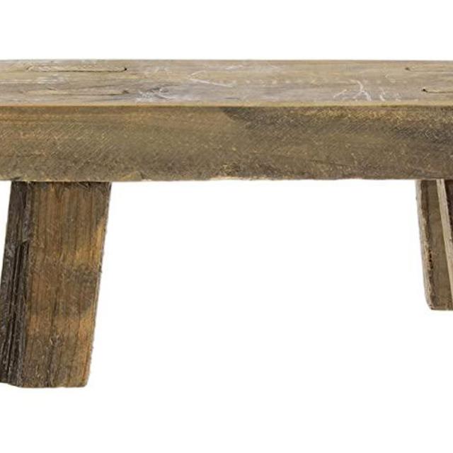 Park Hill Mini 5" x 13.5" Wooden Stool Display Stand (Rectangular)