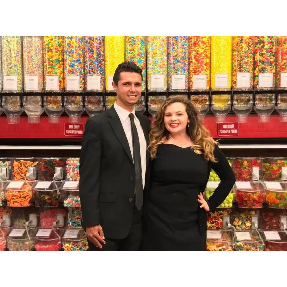 We took this photo in a candy shop located in Downtown Greenville in 2019, shortly after we started dating.