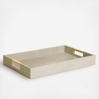 Modern Shagreen Desk Tray