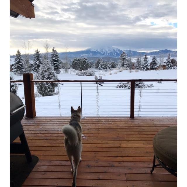 Sweet Novalee & a stunning view from the Vannice residence