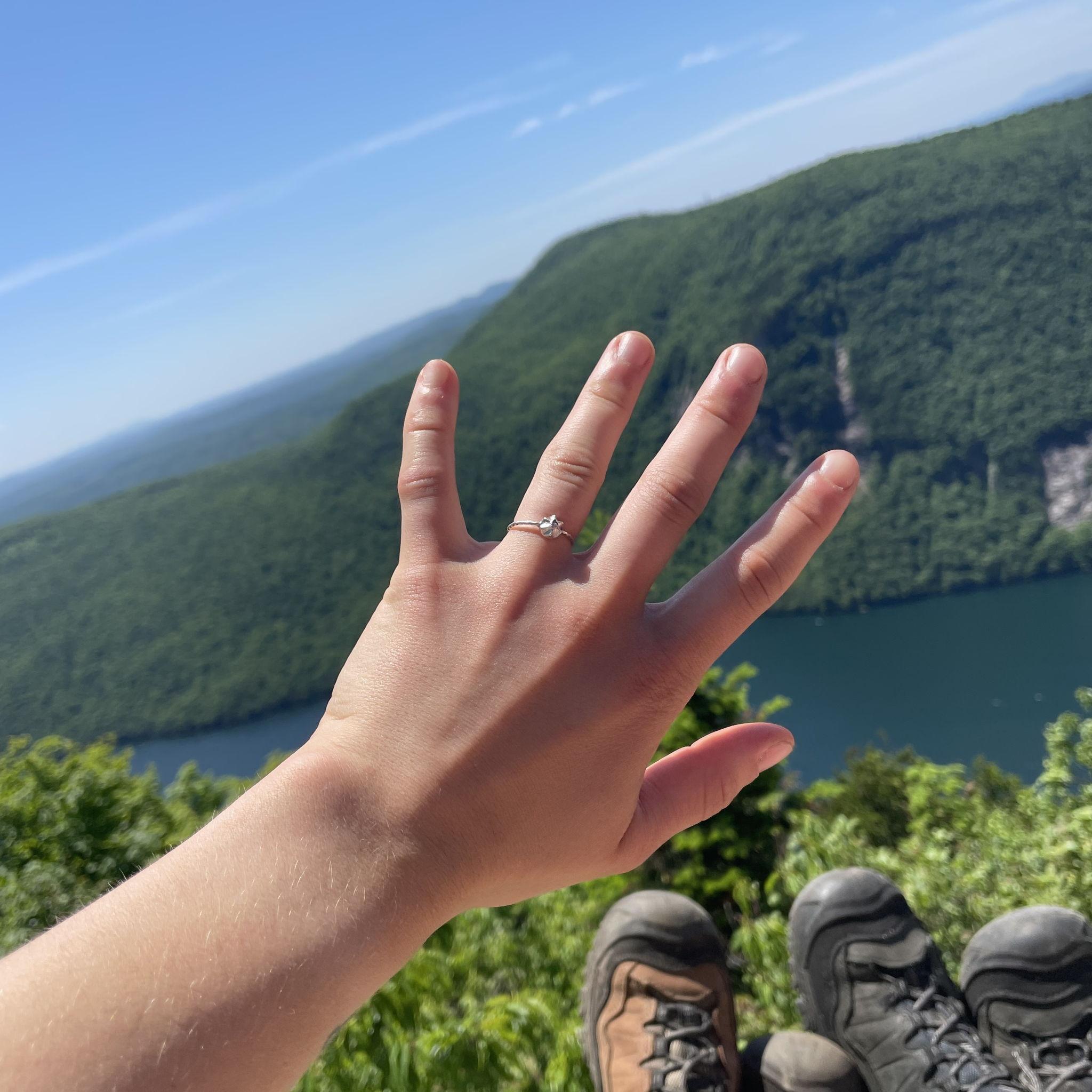 sharing our engagement! this ring is Victorian and very cherished