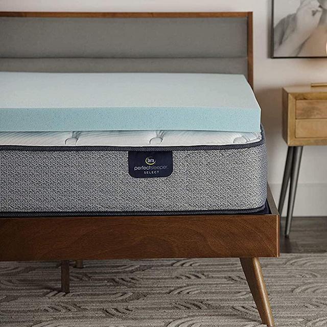 Serta ThermaGel 3-in Memory Foam Mattress Topper, King