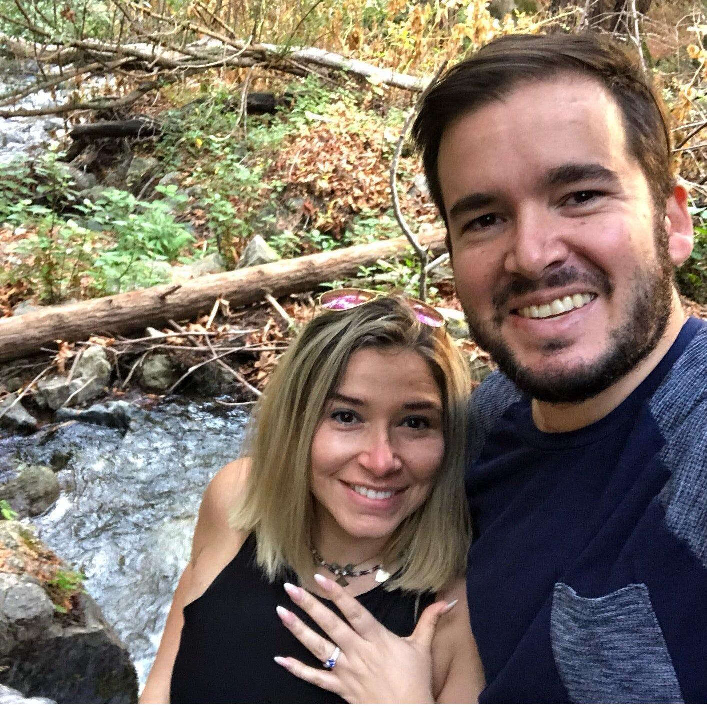 Our engagement! Big Sur, CA — Nov. 9th 2019.