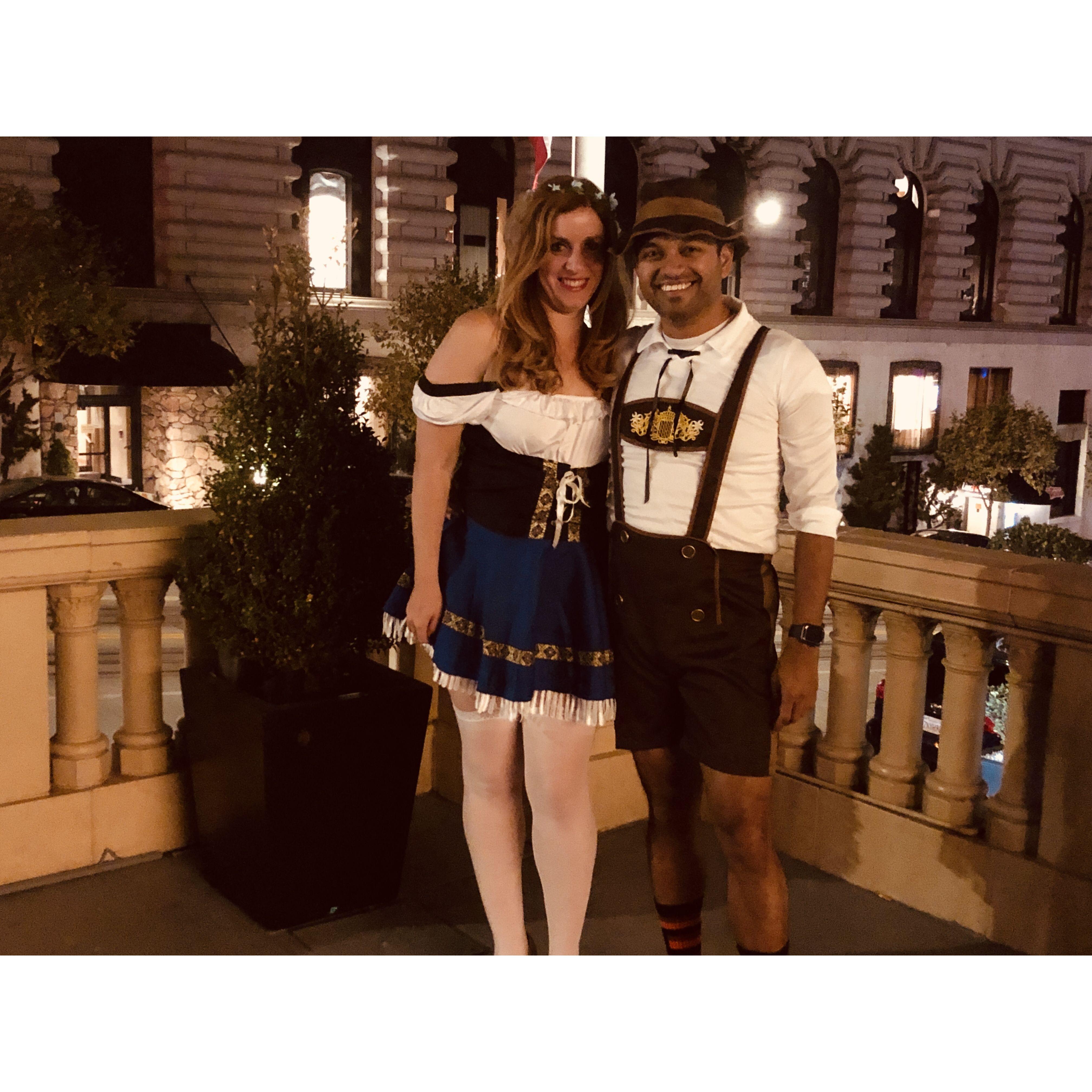 Halloween in the city, SF