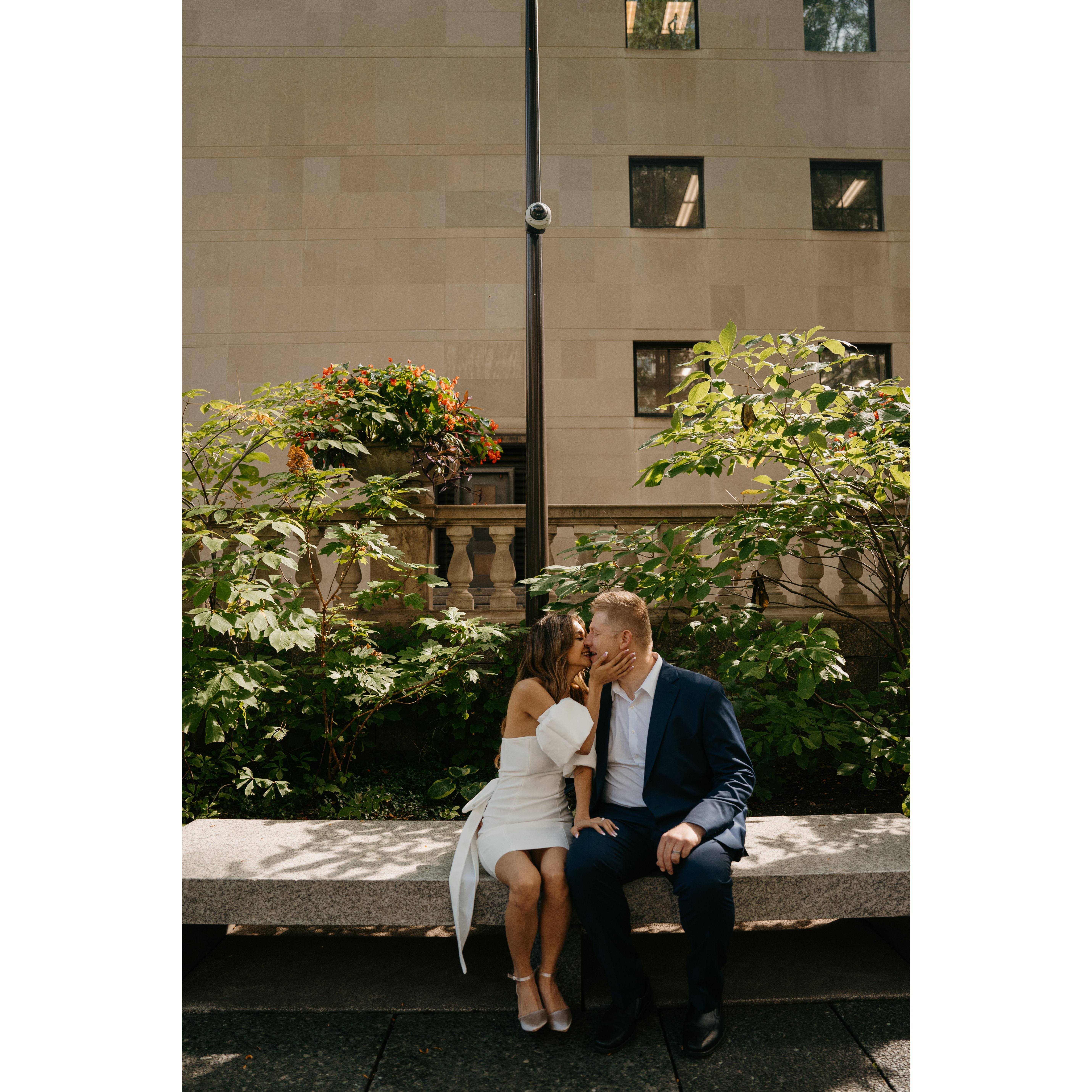 Engagement Photos- Chicago Art institue