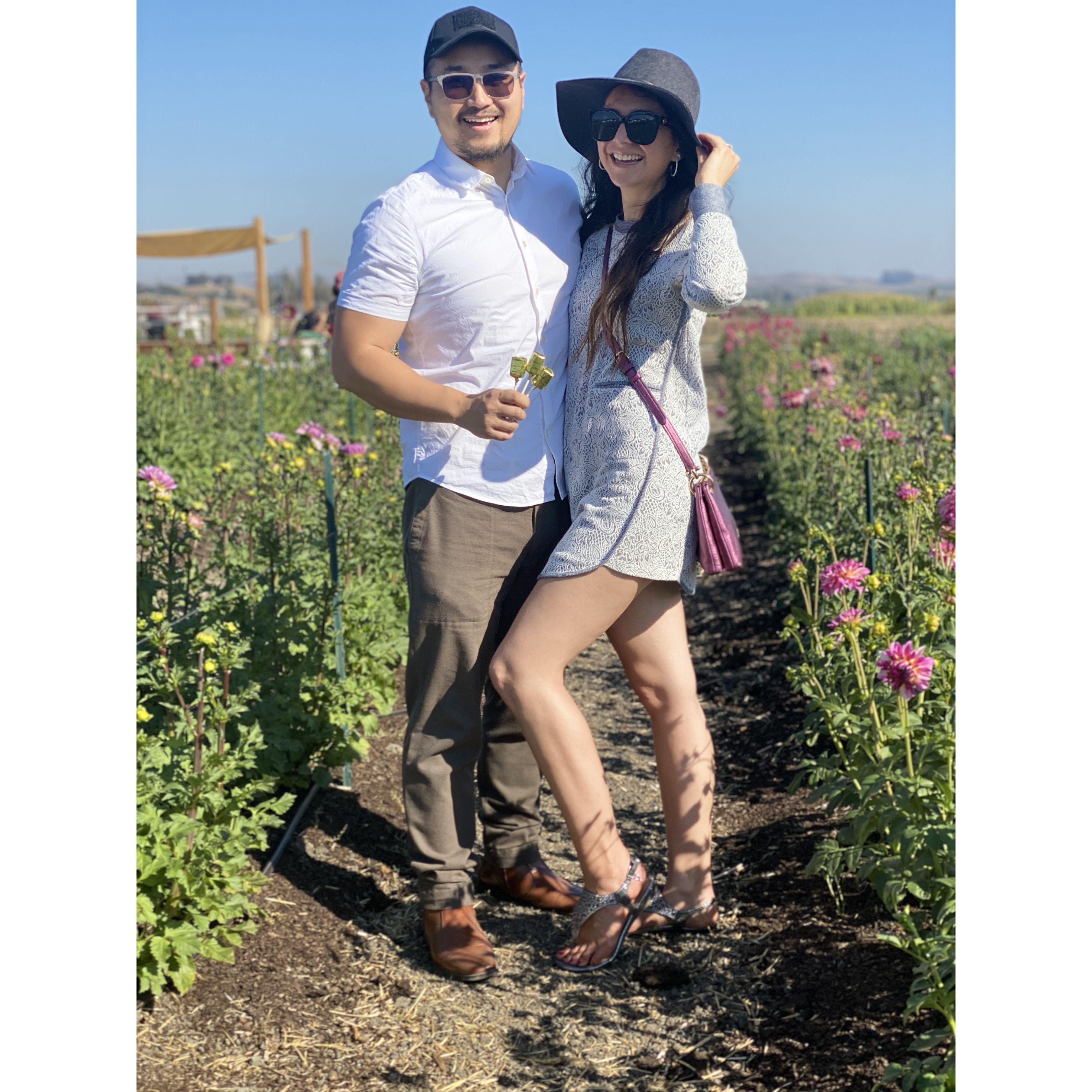 Frolicking through the flowers :)