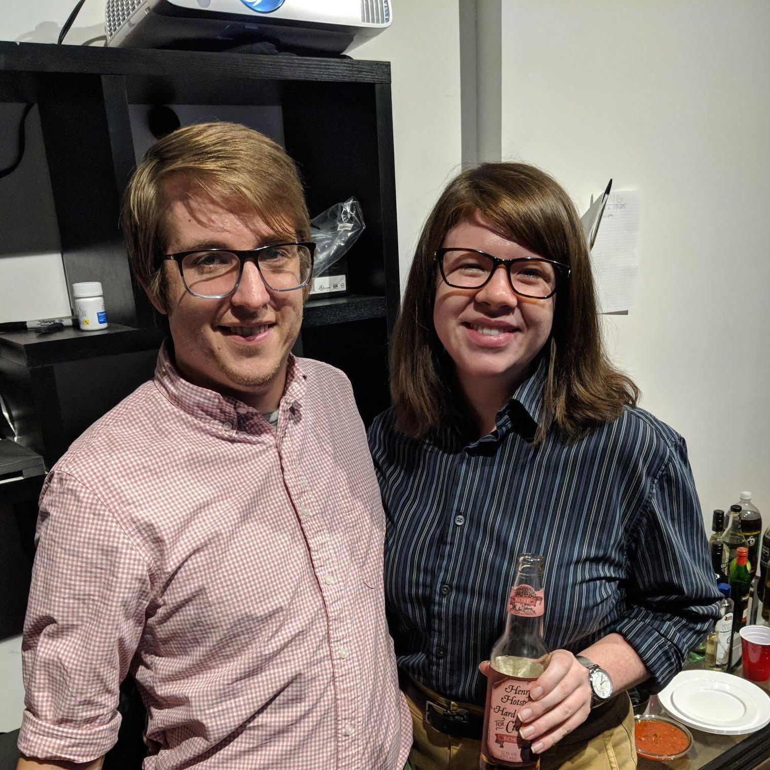 Sarah's greatest Halloween costume ever (a perfect cosplay of Jacob). Jacob's costume not pictured (his space socks counted as an "astronaut" costume)