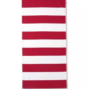 Cabana Stripe Beach Towel (Red color)