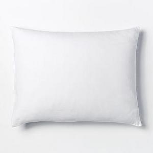 Belgian Linen Standard Sham, White