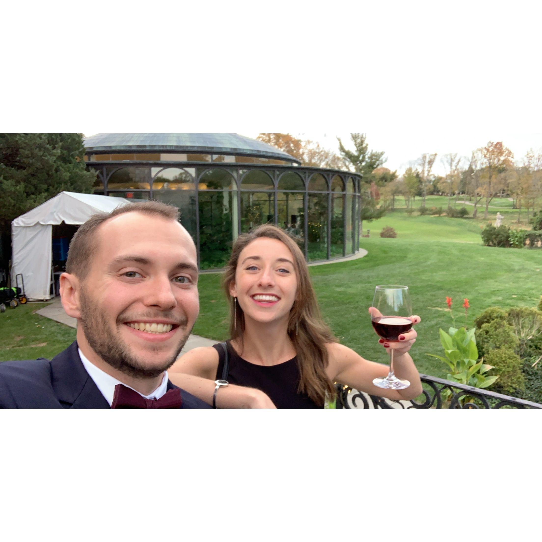 Clare & Eric's first wedding as a ~couple~