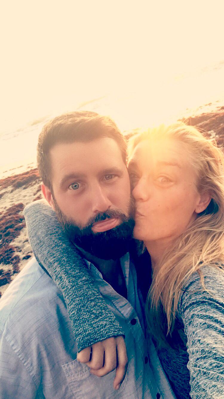 Typical beach sunrise.