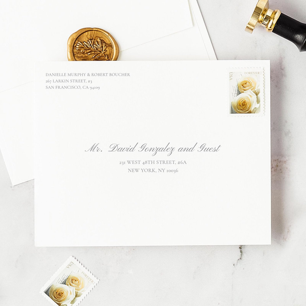 Malta Type Letterpress | Black | Zola Save The Dates