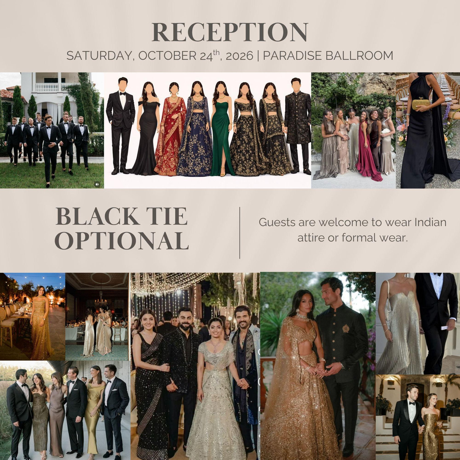 Reception Inspo