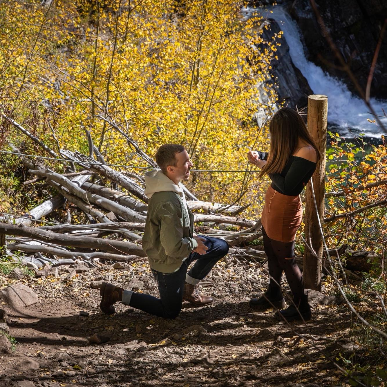 The moment we had all been waiting for!

Ben: Will you marry me?
Jaime: OMG THANK YOU!! I mean yes!