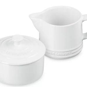 Le Creuset Stoneware Cream & Sugar Set, White