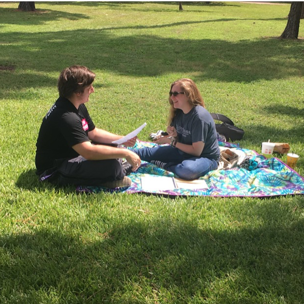 Becoming friends before we started dating.