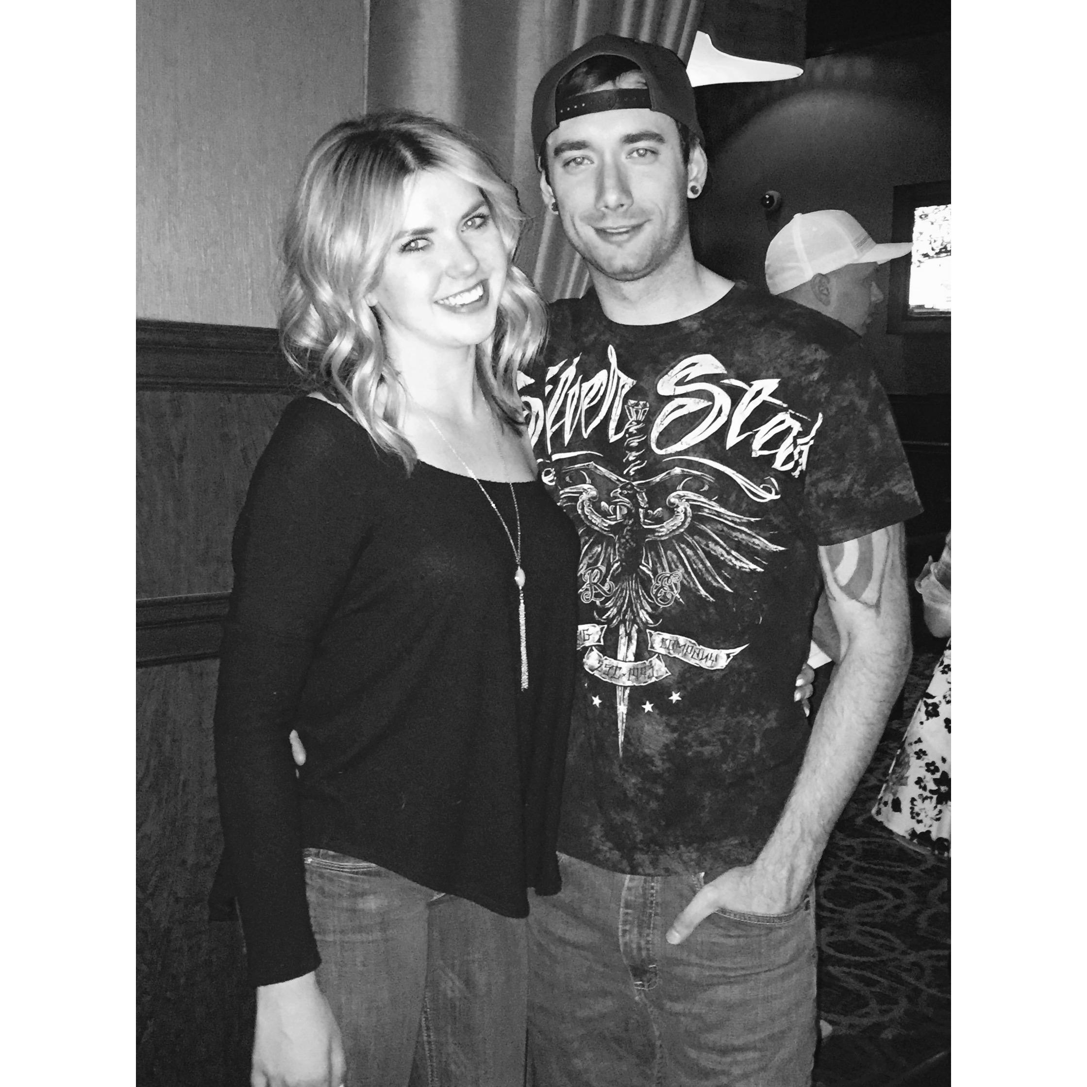 The first picture we took together, shortly after we were officially "boyfriend & girlfriend" in 2016!