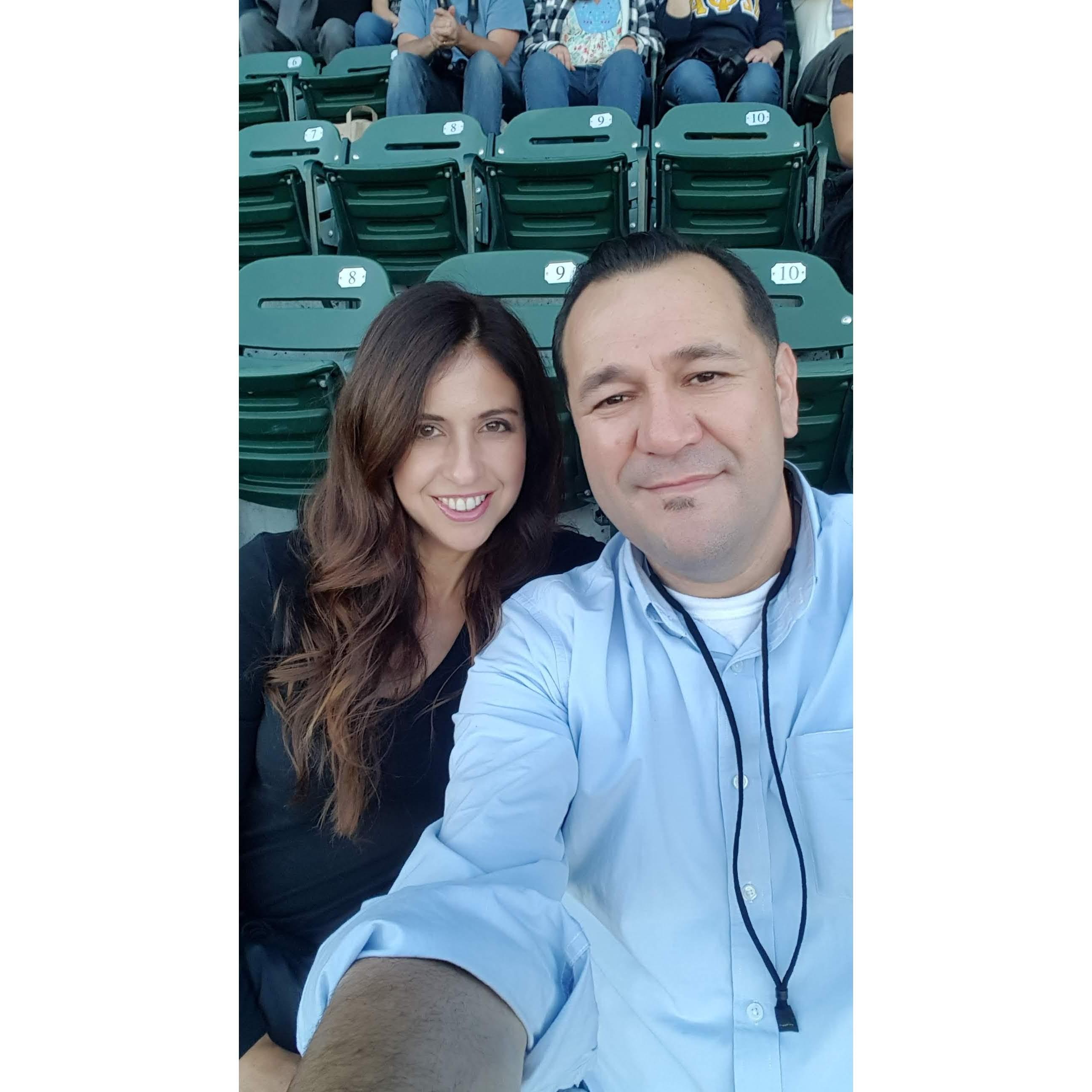 Enjoying the Eagles concert in San Francisco