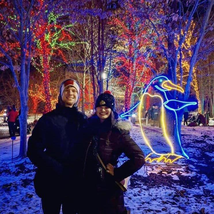 Zoo lights at Lincoln Park Zoo in Chicago!