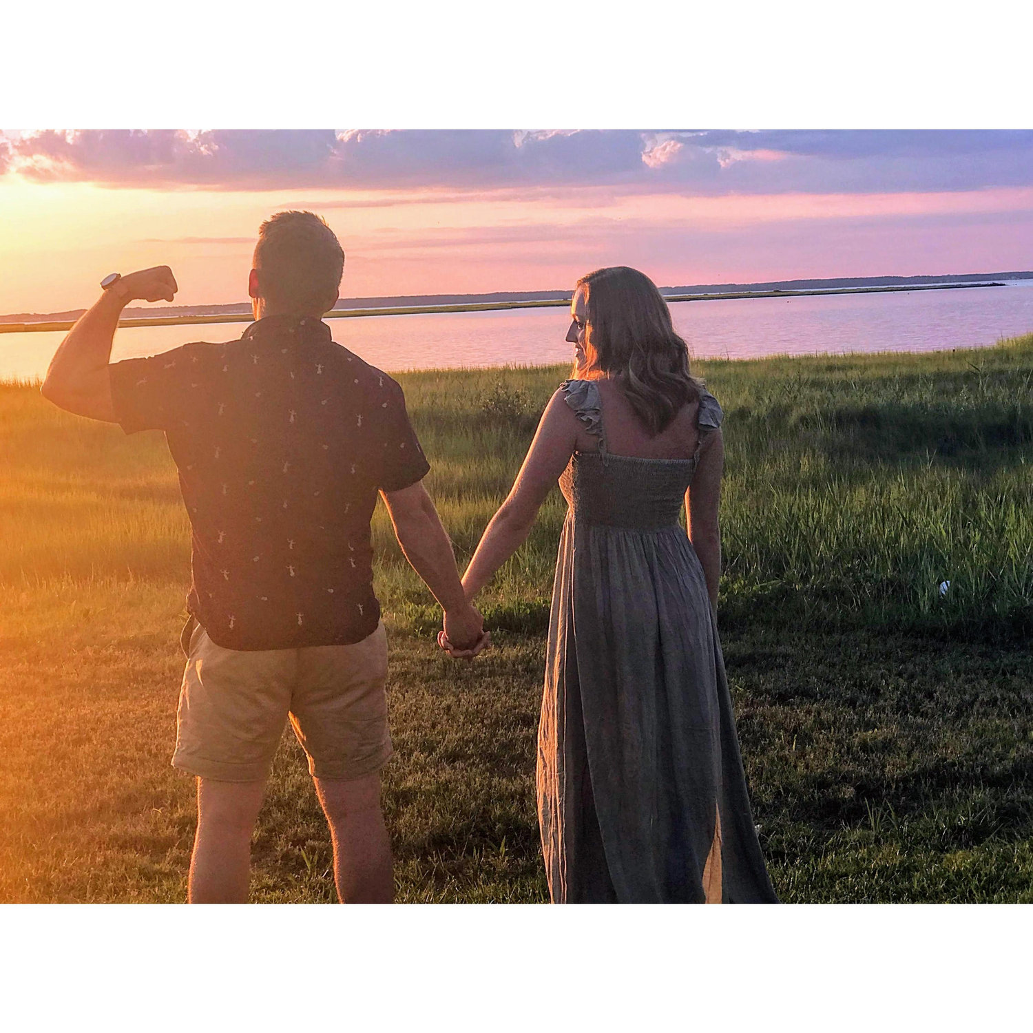 Engagement shoot in Chincoteague, VA
