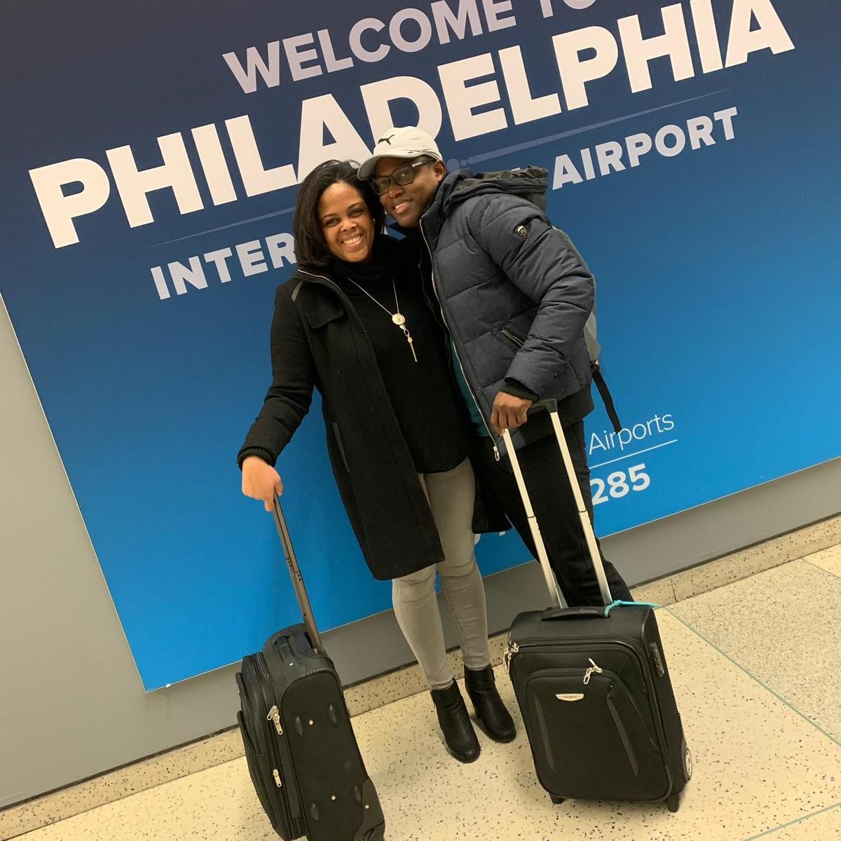 First time taking a flight together