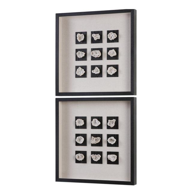 Uttermost Geode Linen Framed Shadowbox