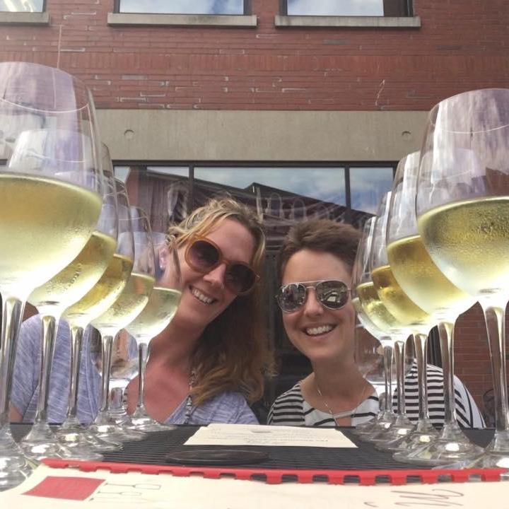 Lucy & I at the "Summer of Sauvignon Blanc" tasting