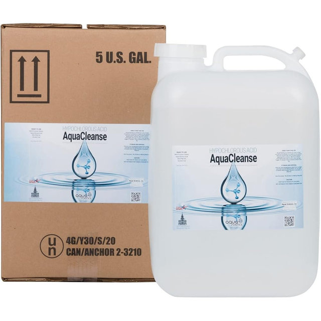Indco Hypochlorous Acid (5 Gallon Pail) For Cleaning (Dental & Medical Professionals). All Natural HOCL Surface Cleaner For ULV Fogging Machines (Foggers) (5 Gallon Pail)